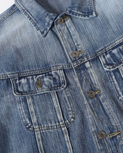 TALKLESSFASHION EON 26 spring New spot American street trendy high street individuality wash denim loose jacket jacket for women