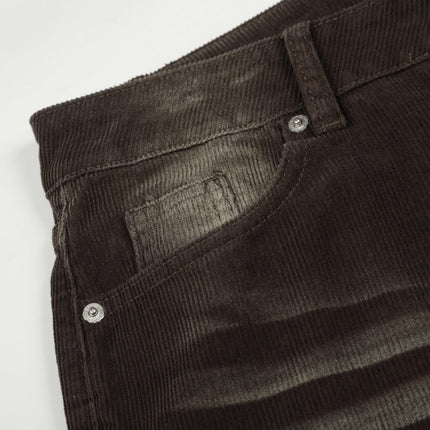 TALKLESSFASHION EON 26 spring new spot American street trendy high street personality casual corduroy trousers men