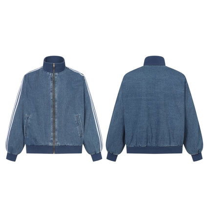 THETLSTUDIO EON 26 spring New spot American street trendy high street personality contrast strip loose jacket jacket for women