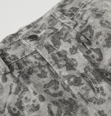 THETLSTUDIO EON 26 spring new spot American street trendy high street personality leopard print pattern design casual trousers men