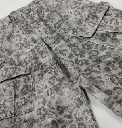 THETLSTUDIO EON 26 spring new spot American street trendy high street personality leopard print pattern design casual trousers men