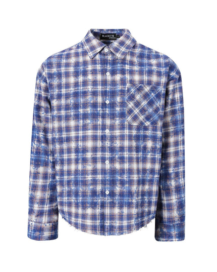 TALKLESSFASHION EON 26 spring New spot American street trendy high street personality pattern long sleeve shirt man