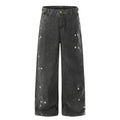 TALKLESSFASHION EON 26 spring new spot American street trendy high street personality splash ink design casual trousers men