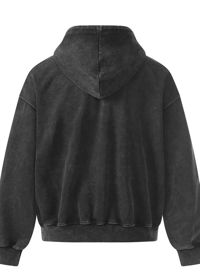 TALKLESSFASHION EON 26 spring new spot American street trendy high street personality washed hooded sweatshirt jacket men
