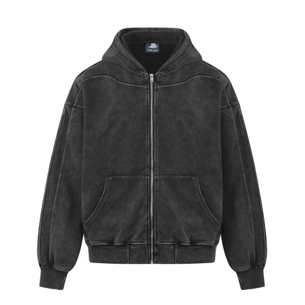 TALKLESSFASHION EON 26 spring new spot American street trendy high street personality washed hooded sweatshirt jacket men