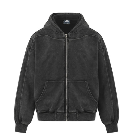 THETLSTUDIO EON 26 spring new spot American street trendy high street personality washed hooded sweatshirt jacket men