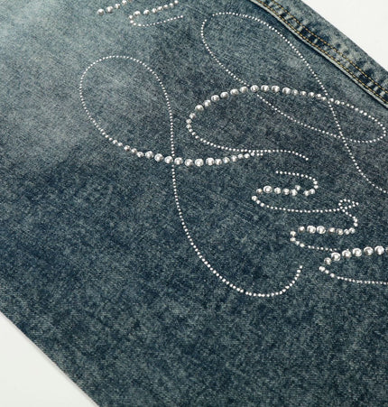 THETLSTUDIO EON 26 spring new spot American street trendy high street personalized hot diamond design denim trousers men