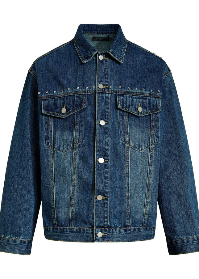 TALKLESSFASHION EON 26 spring new spot American street trendy high street simple and versatile denim jacket jacket for men
