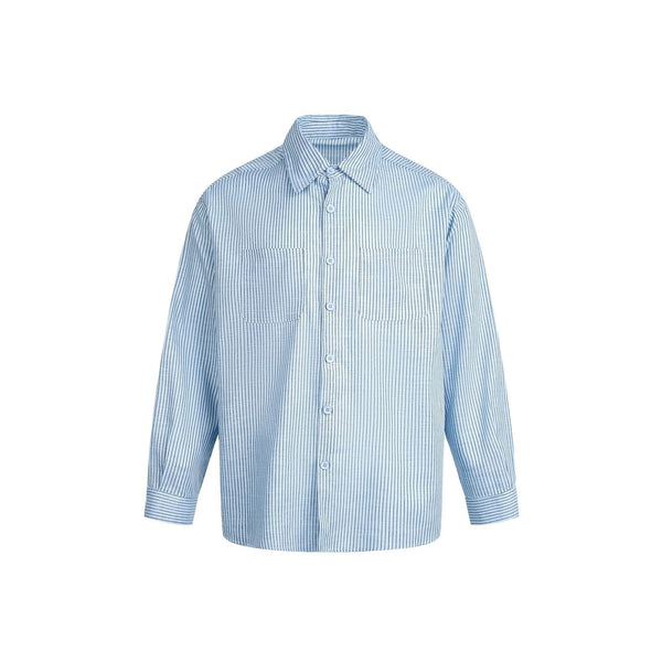 Street Pinstripe Double Pocket Shirt