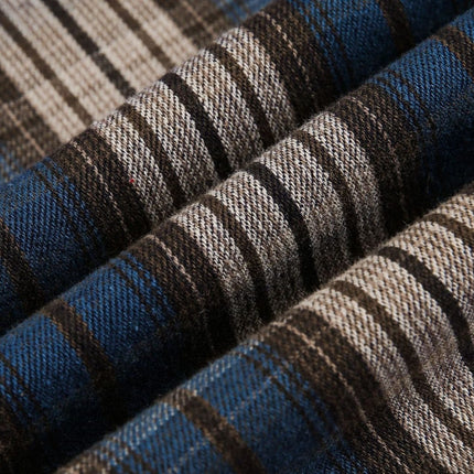 TALKLESSFASHION EON 26 spring new spot American street trendy plaid basic long sleeve shirt for men