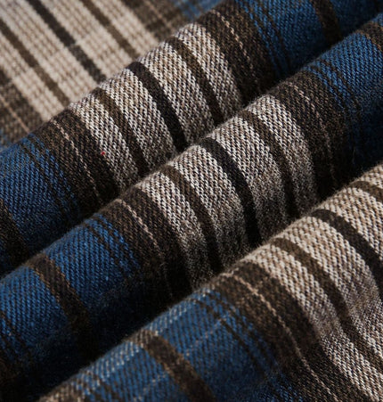 THETLSTUDIO EON 26 spring new spot American street trendy plaid basic long sleeve shirt for men