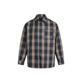 TALKLESSFASHION EON 26 spring new spot American street trendy plaid basic long sleeve shirt for men