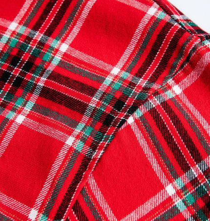 THETLSTUDIO EON 26 Spring New spot American street trendy plaid embroidery long sleeve shirt for men