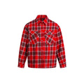 TALKLESSFASHION EON 26 Spring New spot American street trendy plaid embroidery long sleeve shirt for men