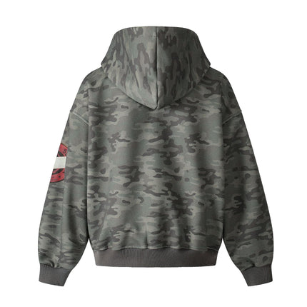 TALKLESSFASHION EON 26 spring new spot American style street trendy high street personality pattern camouflage hooded sweatshirt jacket men