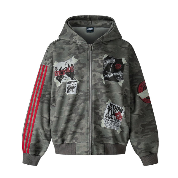 Pattern-Camo Kinetic Executive Hoodie