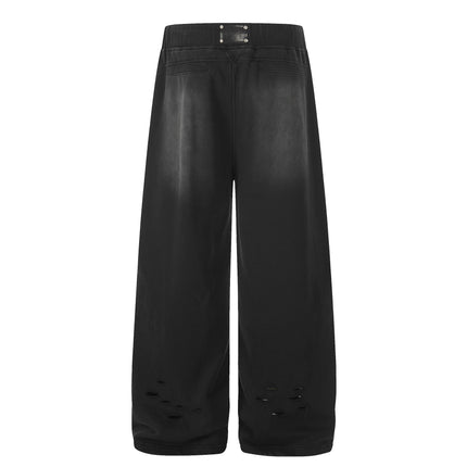 TALKLESSFASHION EON 26 spring new spot American style street trendy high street personality ripped casual trousers men