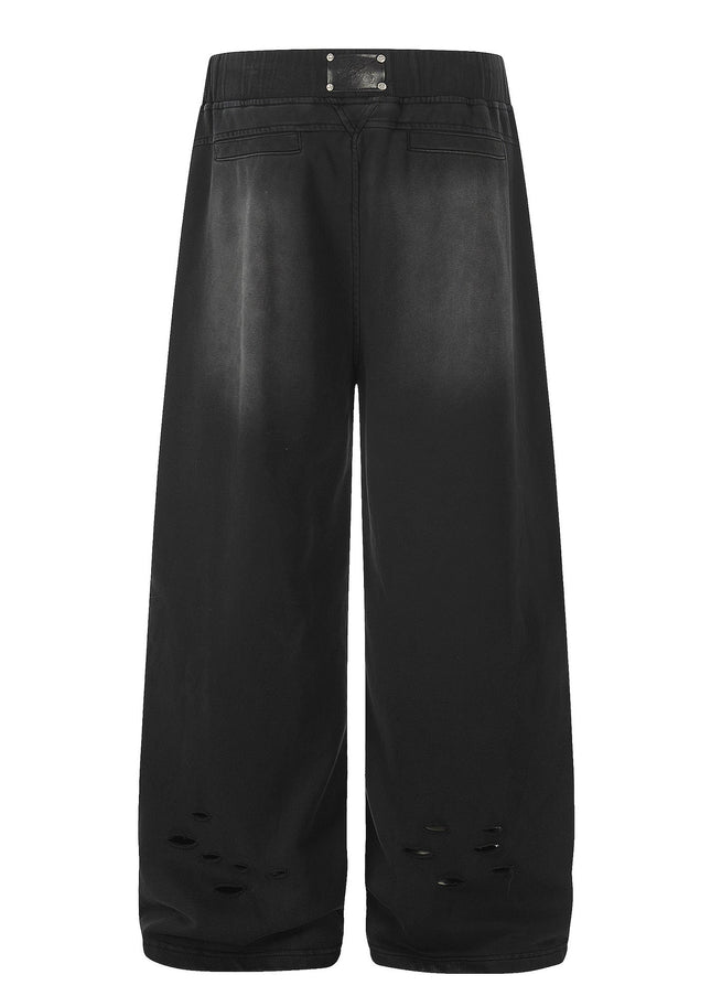 TALKLESSFASHION EON 26 spring new spot American style street trendy high street personality ripped casual trousers men