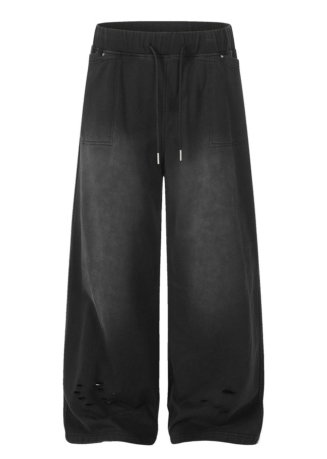 TALKLESSFASHION EON 26 spring new spot American style street trendy high street personality ripped casual trousers men