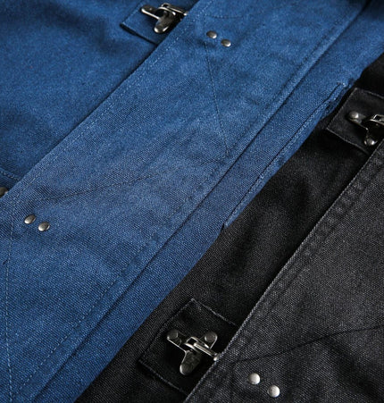 THETLSTUDIO EON 26 spring new spot American vintage machine buckle heavy cotton canvas jacket jacket for men