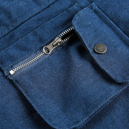 TALKLESSFASHION EON 26 spring new spot American vintage machine buckle heavy cotton canvas jacket jacket for men