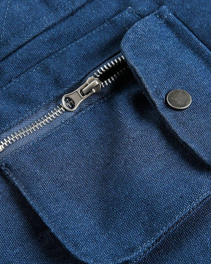 TALKLESSFASHION EON 26 spring new spot American vintage machine buckle heavy cotton canvas jacket jacket for men