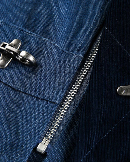 TALKLESSFASHION EON 26 spring new spot American vintage machine buckle heavy cotton canvas jacket jacket for men