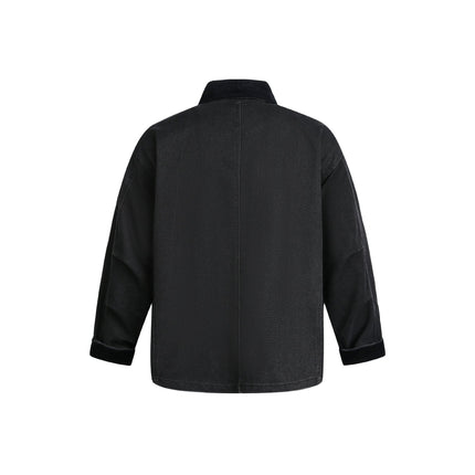 TALKLESSFASHION EON 26 spring new spot American vintage machine buckle heavy cotton canvas jacket jacket for men