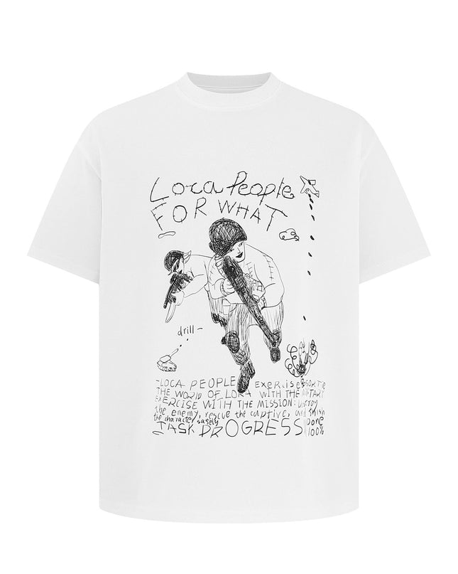 TALKLESSFASHION EON 26 summer new spot American street trendy high street individuality pattern loose short sleeves T-shirt men