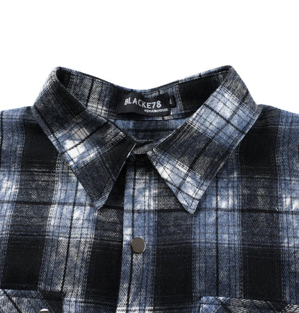 THETLSTUDIO EON 26 summer new spot American street trendy high street personality pattern short-sleeved shirt man