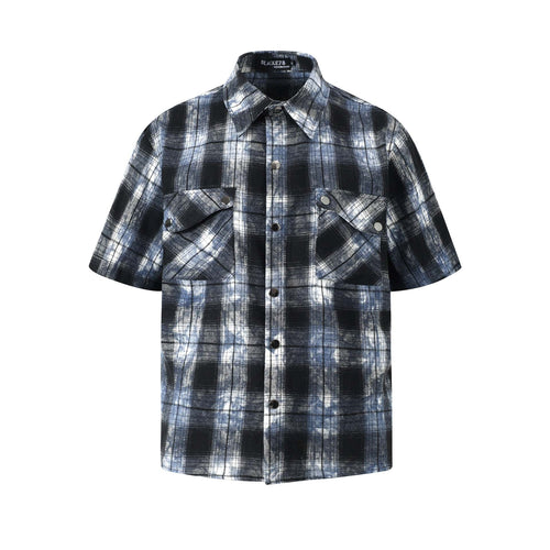 THETLSTUDIO EON 26 summer new spot American street trendy high street personality pattern short-sleeved shirt man