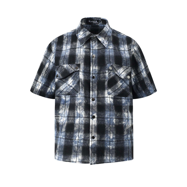 THETLSTUDIO EON 26 summer new spot American street trendy high street personality pattern short-sleeved shirt man