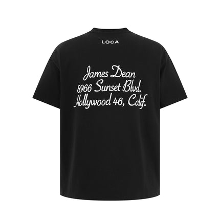 TALKLESSFASHION EON 26 summer new spot American street trendy street monogram loose short sleeve T-shirt for men