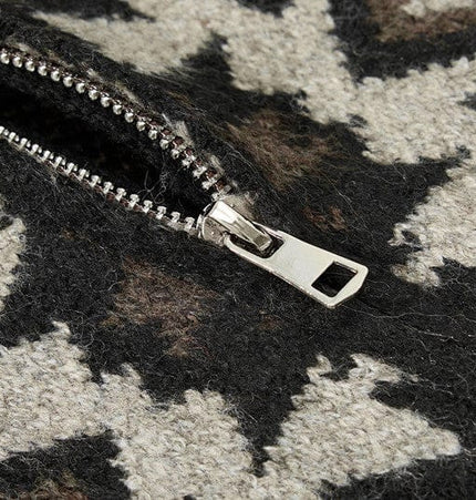 THETLSTUDIO Fair Isle Executive Stand-Collar Shell