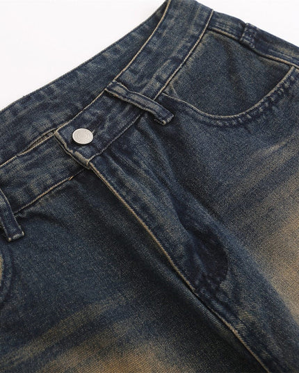 TALKLESSFASHION Fashion Personality Straight Jeans Men