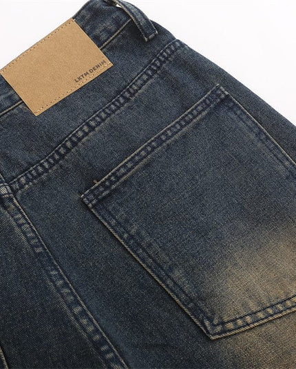 TALKLESSFASHION Fashion Personality Straight Jeans Men
