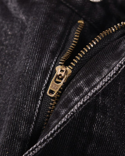 TALKLESSFASHION Fashion Wash Distressed Straight Jeans For Men