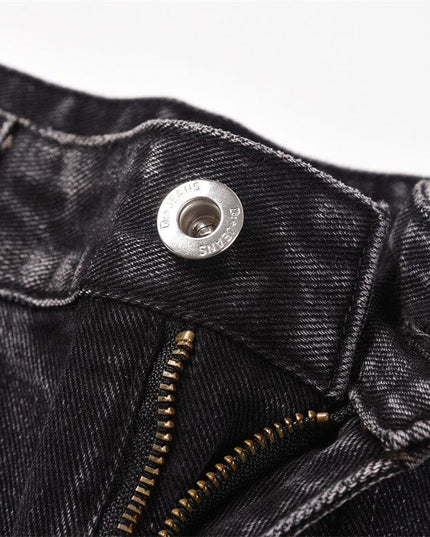 TALKLESSFASHION Fashion Wash Distressed Straight Jeans For Men