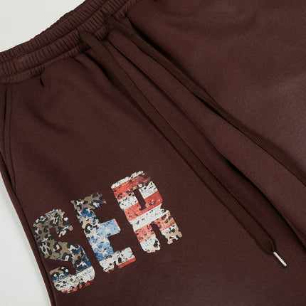 TALKLESSFASHION Fleece Retro Scimitar Wide-Leg Pants