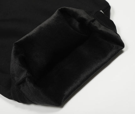 TALKLESSFASHION Fleece Scimitar Wide-Leg Sweatpants