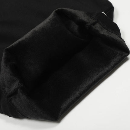 TALKLESSFASHION Fleece Scimitar Wide-Leg Sweatpants
