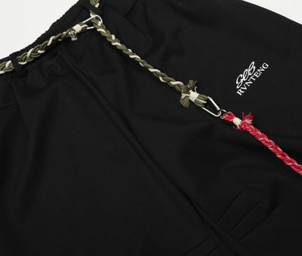 TALKLESSFASHION Fleece Scimitar Wide-Leg Sweatpants