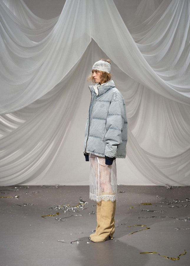 TALKLESSFASHION FrostEdge Down Jacket