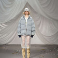 TALKLESSFASHION FrostEdge Down Jacket