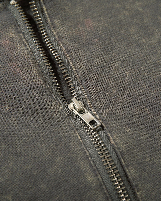 TALKLESSFASHION Graphic  Washed Hooded Pullover