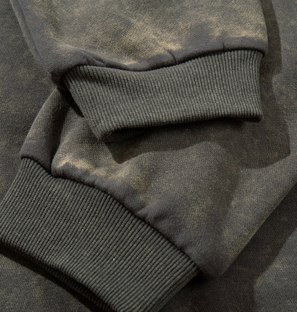 TALKLESSFASHION Graphic  Washed Hooded Pullover