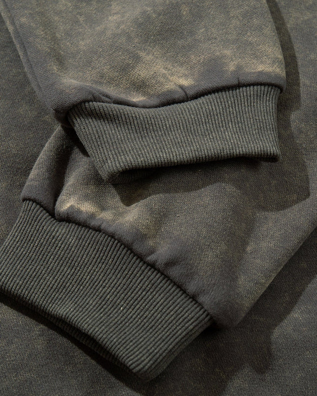 TALKLESSFASHION Graphic  Washed Hooded Pullover