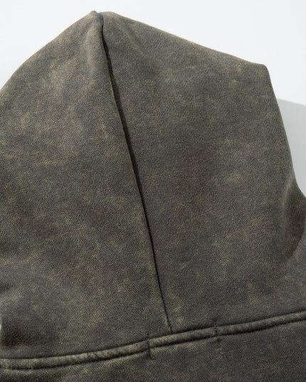 TALKLESSFASHION Graphic  Washed Hooded Pullover