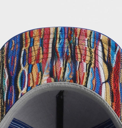 THETLSTUDIO gray Cross-border supply gray BROOKLYN sports basketball hat shade vintage hip hop street flat brim hat