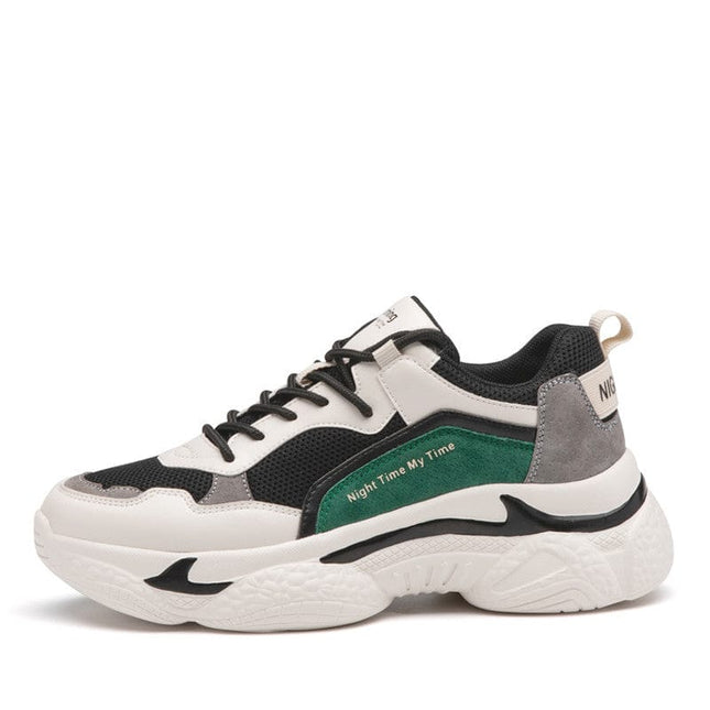 TALKLESSFASHION gray green2 / 35 Vigo banty Sneakers—5015